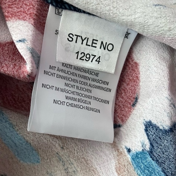 Rolla’s Eve Painted Tulip Print Button Up Midi Dress in Rust Orange Sz S - Picture 11 of 11